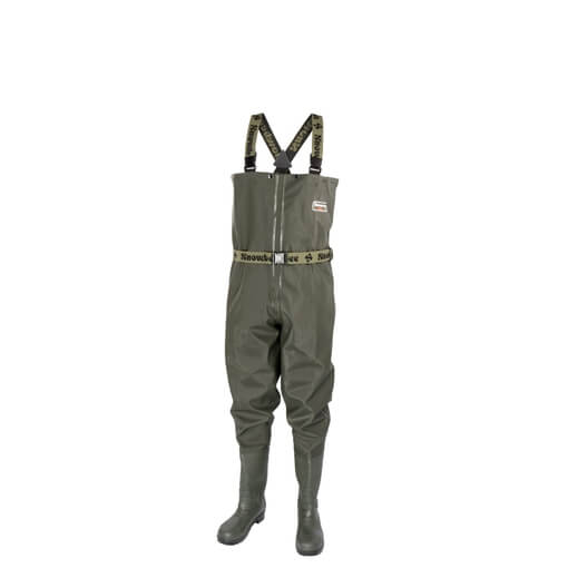 SNOWBEE GRANITE PVC CHEST WADERS CLEATED SOLE