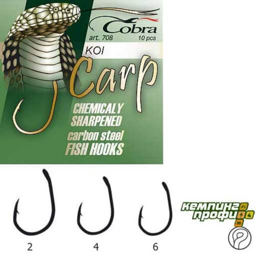 COBRA CARP HOOK SIZE