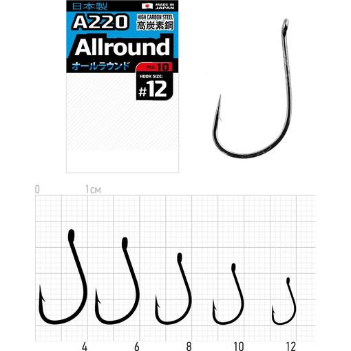 COBRA HOOKS PRO ALLROUND A220 10PCS