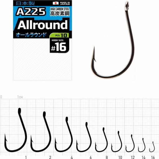 COBRA PRO HOOKS ALLROUND A225 10pcs