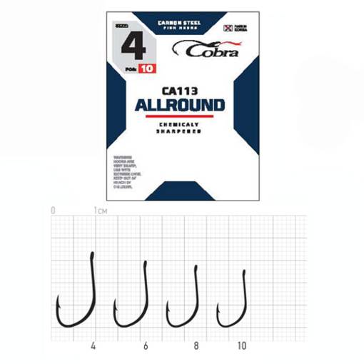 COBRA HOOKS ALLROUND CA113 10PCS