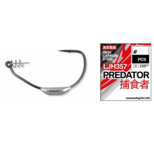 LUCKY JOHN PREDATOR OFFSET HOOKS LJH357 2pcs