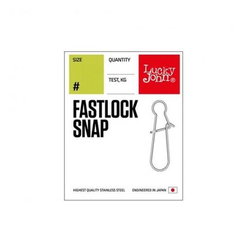 LUCKY JOHN FASTLOCK SNAP #000 4kg 10psc