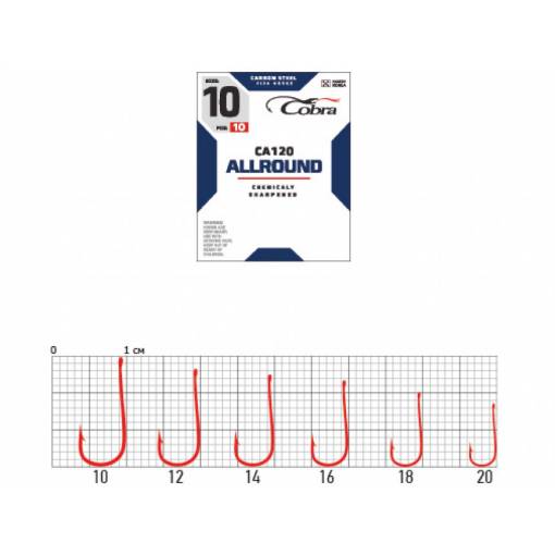 COBRA MIRAGE ALLROUND RED C126 10PCS