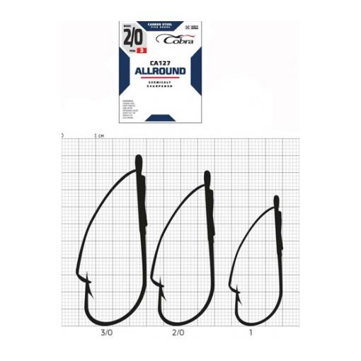 COBRA HOOKS ALLROUND WEEDLESS CA127 3PCS