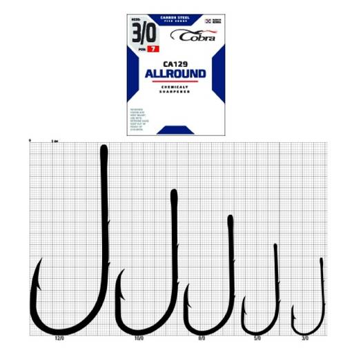 COBRA ALLROUND BAITHOLDER CA129 #2 10PCS
