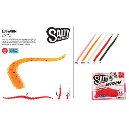 LUCKY JOHN LUGWORM 11cm 15pcs
