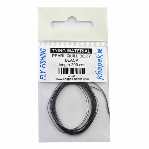 KNAPEK PEARL QUILL BODY BLACK 200cm