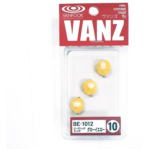 VANFOOK VANZ BE BEADS HEAD EGG TROUT FLY 3pcs