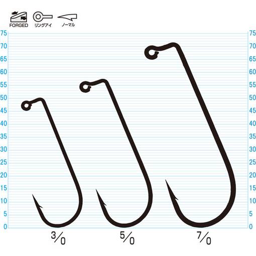 OWNER TOURNAMENT SUPER NEEDLE POINT JIG-29 HOOK