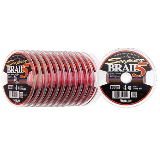 SUNLINE SUPER BRAID 5 12x100m CONNECTED SPOOLS