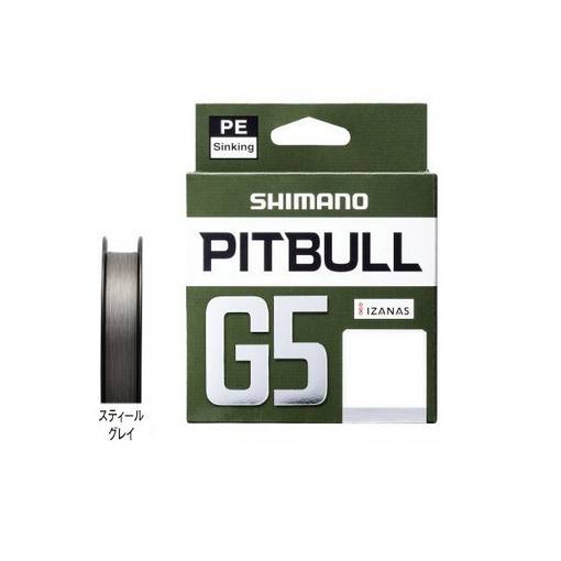 SHIMANO PITBULL G5 150m STEALTH GRAY SINKING PE