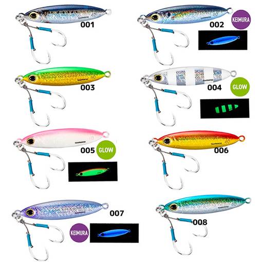 SHIMANO OCEA FLAT LIGHT JIG RIGGED 80g