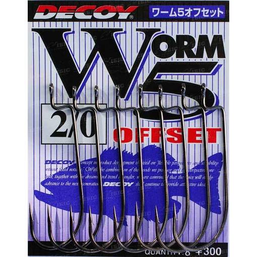 DECOY W5 OFFSET WORM HOOK 