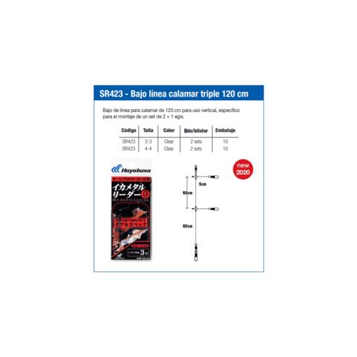 HAYABUSA SR423 SQUID LEADER DOUBLE 120cm 4-4