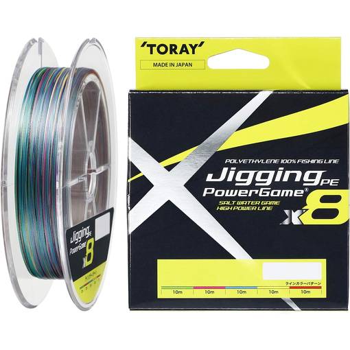 TORAY JIGGING POWER GAME X8 MULTICOLOUR 300m