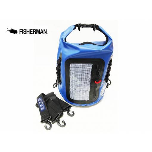 FISHERMAN WATERPROOF BAG BLUE #8L