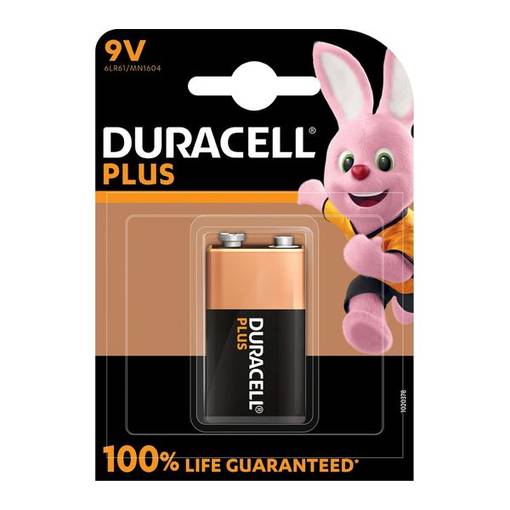 DURACELL PLUS 100% 9V