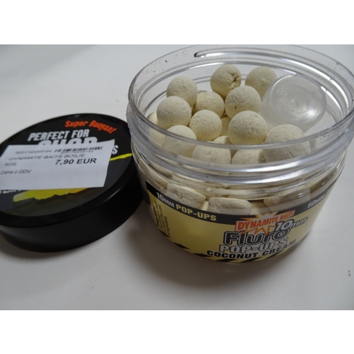 DYNAMITE BAITS FLURO POP-UPS COCONUT CREAM