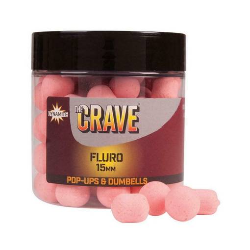 DYNAMITE BAITS BOILIE FLURO POP-UP TERRY HEARN CRAVE PINK 15mm TBC