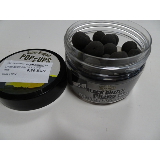 DYNAMITE BAITS FLURO POP-UPS BLACK BUZ