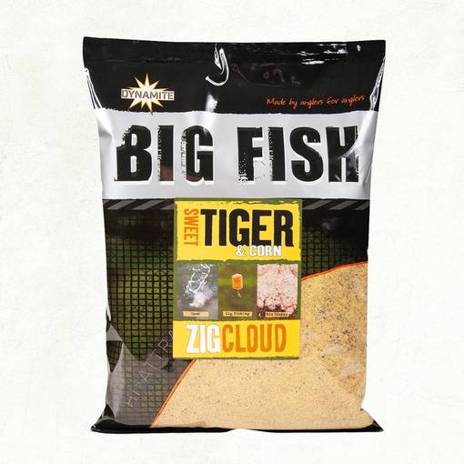 DYNAMITE BAITS BIG FISH SWEET TIGER & CORN ZIG CLOUD 1.8KG