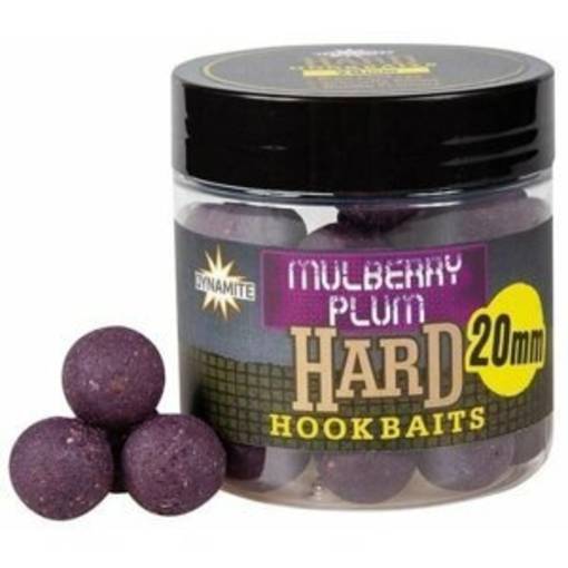 DYNAMITE BAITS MULBERRY PLUM 20mm HARD HOOKBAITS