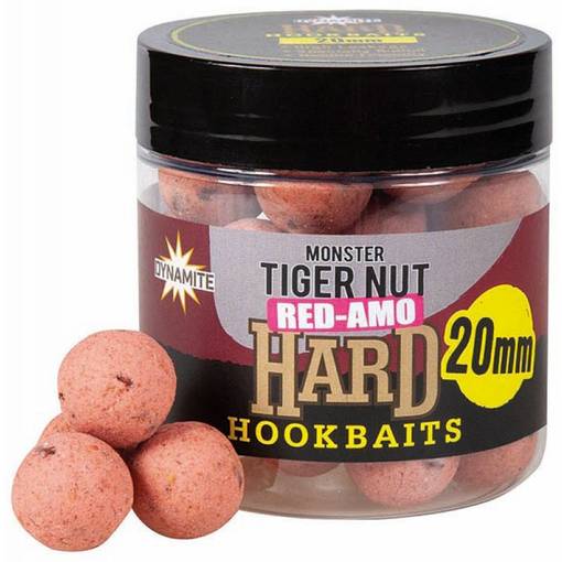 DYNAMITE BAITS MONSTER TIGER NUT RED AMO HARD HOOKBAITS 20mm