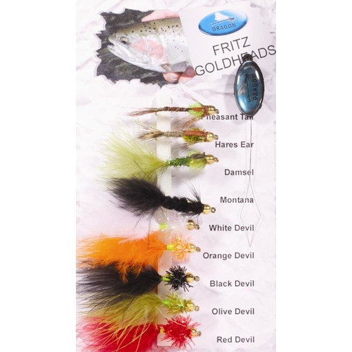 LEEDA FRITZ GOLDHEADS 9 pcs