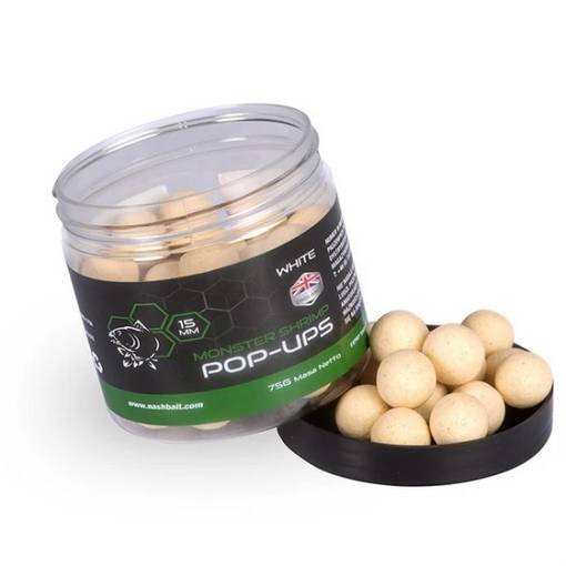 NASH MONSTER SHRIMP POP UP WHITE 20MM