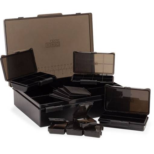 NASH BOXLOGIC MEDIUM TACKLE BOX LOADED