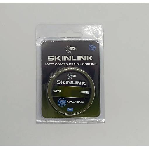 NASH SKINLINK Semi STIFF WEED GREEN 10m