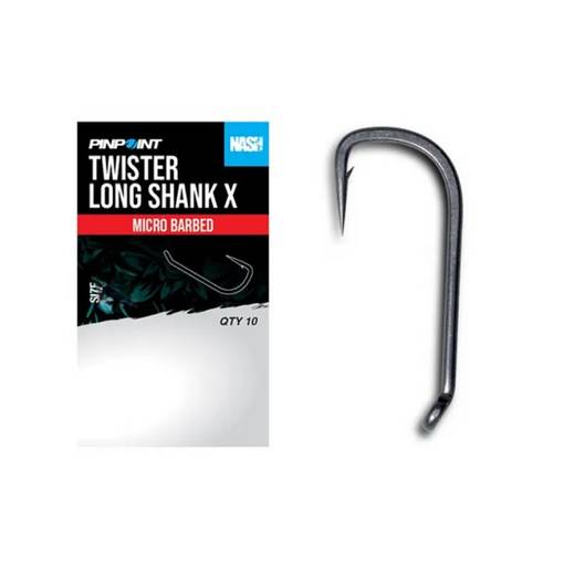 NASH TWISTER LONG SHANK X micro barbed