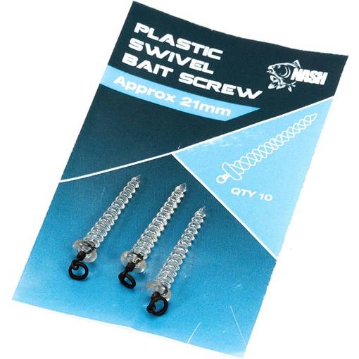 NASH PLASTIC SWIVEL BAIT SCREW 21mm