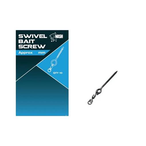 NASH SWIVEL BAIT SCREW 13MM