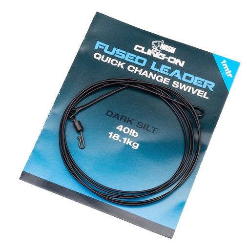 NASH FUSED LEADER QUICK CHANGE DARK SILT 40lb