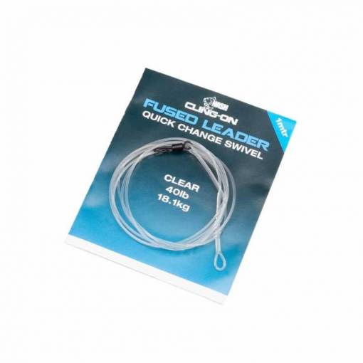 NASH FUSED LEADER QUICK CHANGE CLEAR 40lb