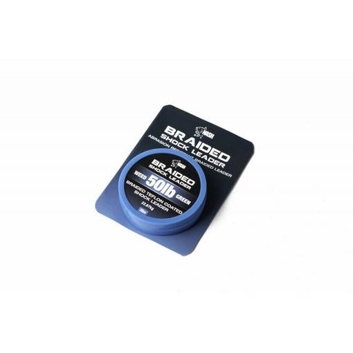 NASH BRAIDED SHOCK LEADER GREEN 50LB