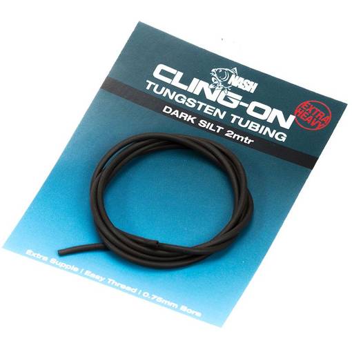 NASH CLING-ON TUBING TUNGSTEN DARK SILT 2m