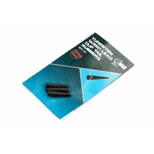 NASH TUNGSTEN WEED LEAD CLIP TAIL RUBBERS