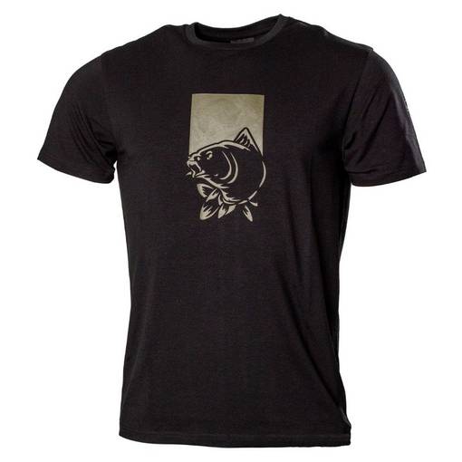 NASH MAKE IT HAPPEN T-SHIRT FISH LOGO BLACK