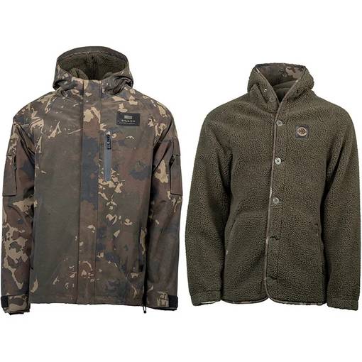 NASH ZT HELLUVA 3 IN 1 WATERPROOF JACKET CAMO