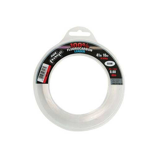 FOX RAGE 100% FLUOCARBON LEADER 0.75mm 27,3KG 25m