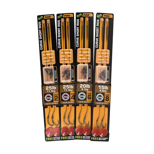 FOX ARMA POINT CURVE SHORT RIGS BROWN