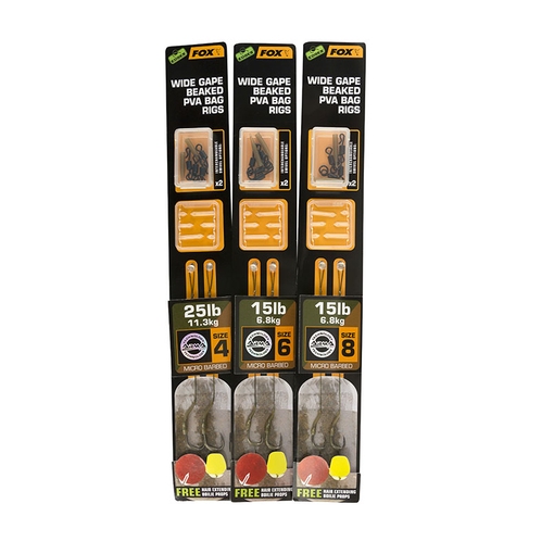 FOX ARMA POINT WIDE GAPE RIGS FOR PVA BAGS