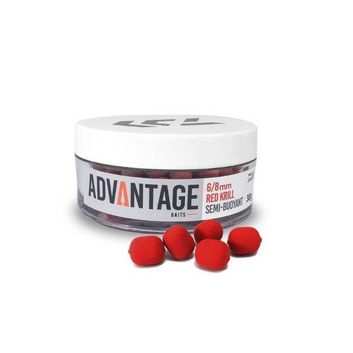 DAIWA ADVANTAGE SEMI-BUOYANT 8/10mm RED KRILL