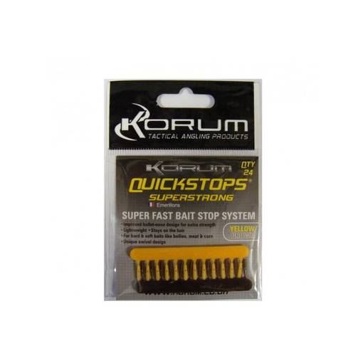 KORUM QUICKSTOPS Yellow/Brown