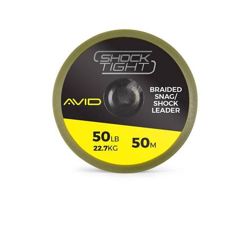 AVID BARIDED SNAG/SHOCK LEADER 50lb 50m