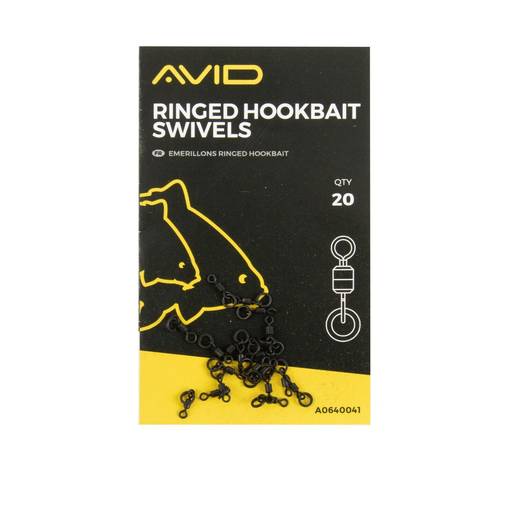 AVID RINGED HOOKBAIT SWIVELS