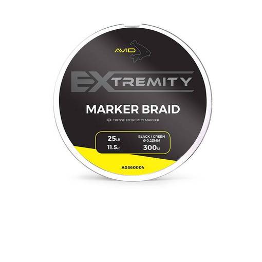 AVID EXCTREMITY MARKER BRAID BLACK/GREEN 300m 0.23mm